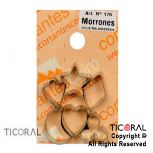 CORT C 175 MORRONES HOJALATA x 1